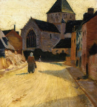 Woman in a Street by Paul Serusier — hand-painted botanical oil painting reproduction on canvas