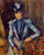 Woman in Blue. Madame Cezanne in kitchen