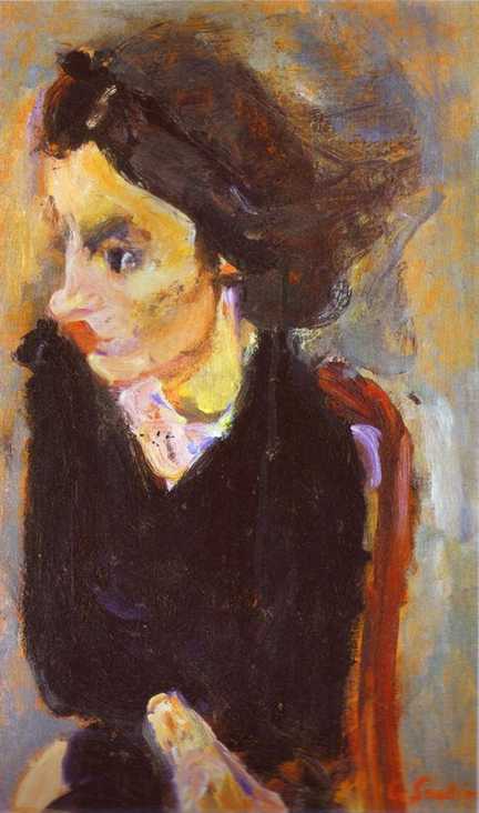 Woman in Profile (Portrait of Madame Tennent) - Chaim Soutine