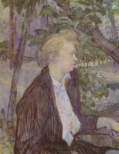 Woman in the Garden in apartment