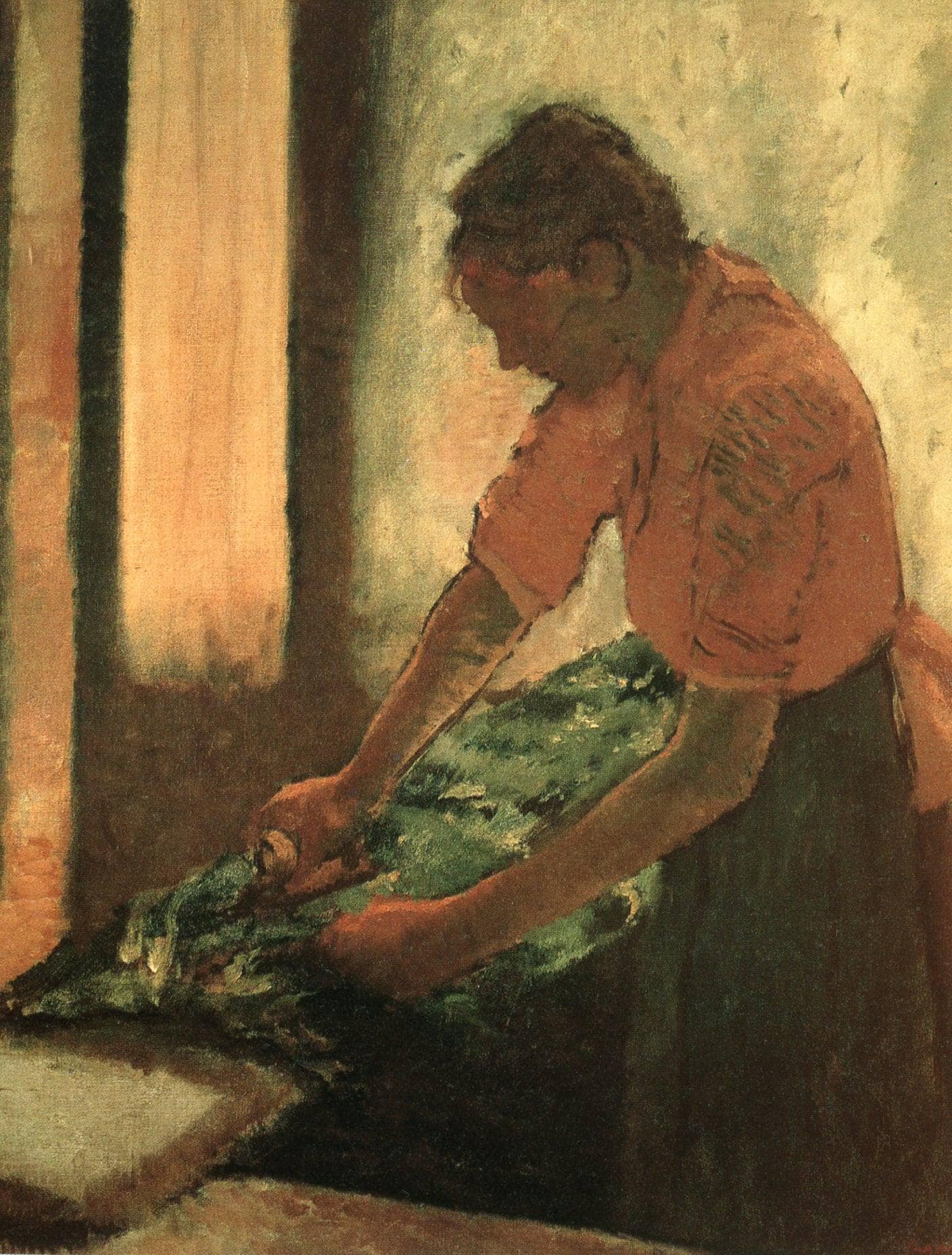 Woman Ironing
