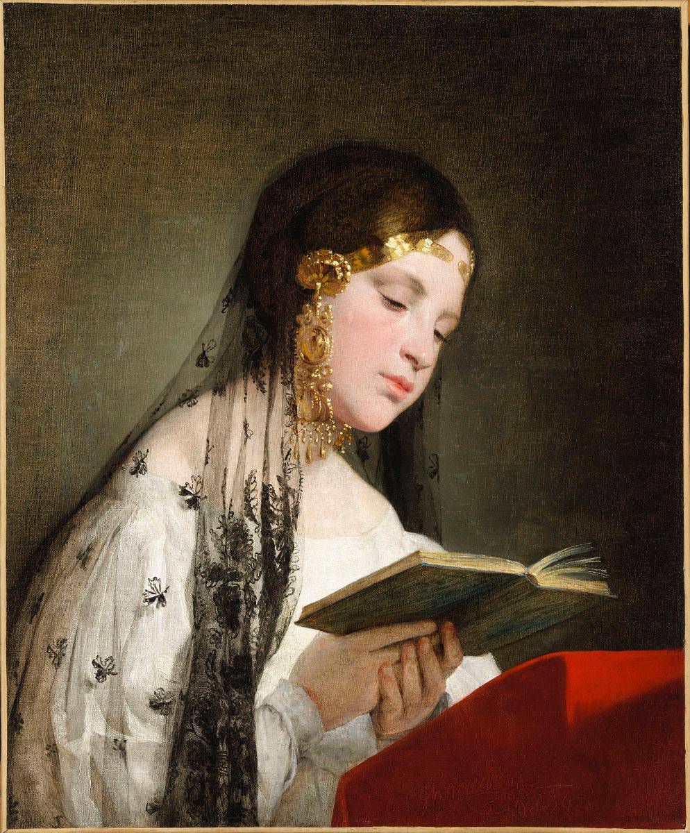 Woman reading - Friedrich von Amerling