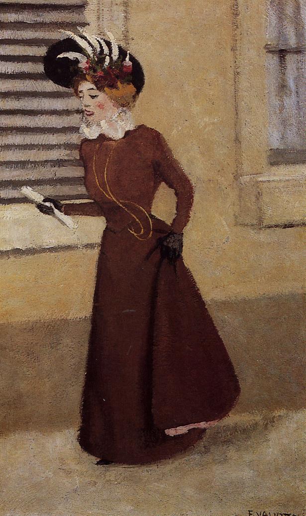 Woman with a Plumed Hat - Felix Vallotton