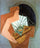 Woman With Basket in entryway