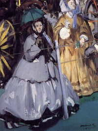 Women at the Races by Edouard Manet — hand-painted portrait oil painting reproduction on canvas