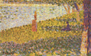 Women by the Water by Georges Seurat — hand-painted botanical oil painting reproduction on canvas