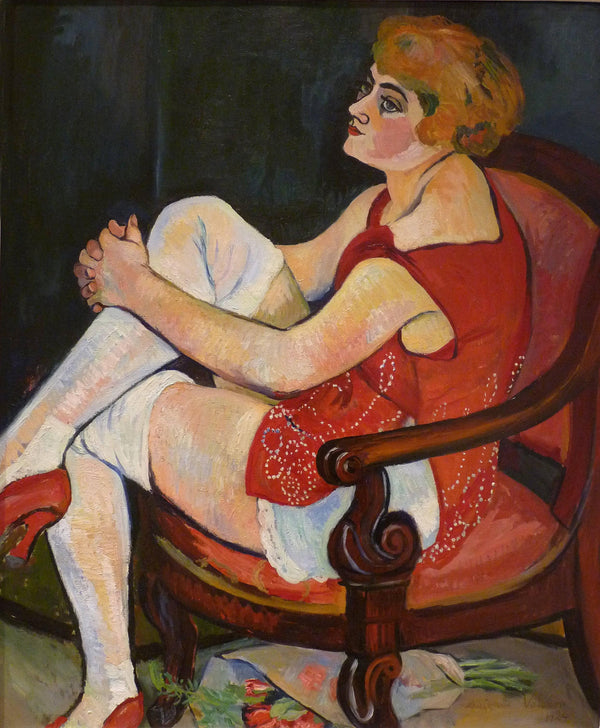 Women in white stockings