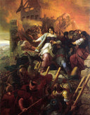 Women of Eger by Bertalan Szekely — hand-painted cultural oil painting reproduction on canvas