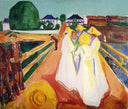 Women on the Bridge by Edvard Munch — male oil painting wall art, Expressionism