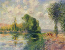 Wood and Fields Near St Cyr Vadreuil by Gustave Loiseau — seascapes oil painting wall art, Post Impressionism