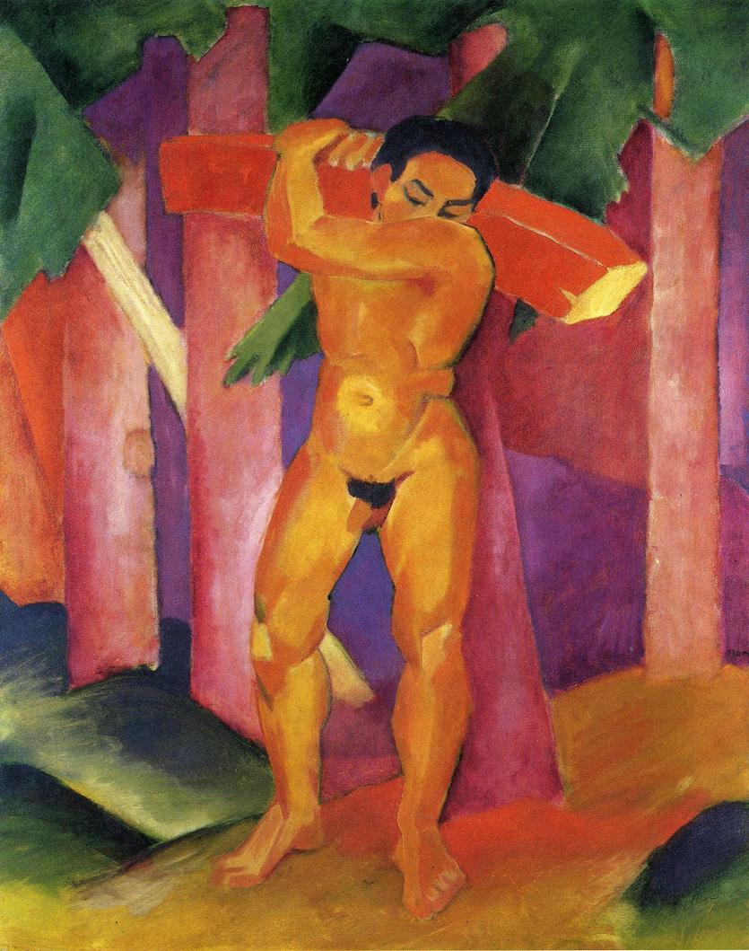 Woodcutter - Franz Marc