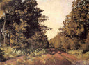 Woods at la Grange by Gustave Caillebotte — hand-painted botanical oil painting reproduction on canvas