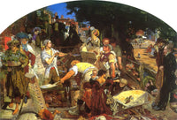 Work by Ford Madox Brown — hand-painted botanical oil painting reproduction on canvas