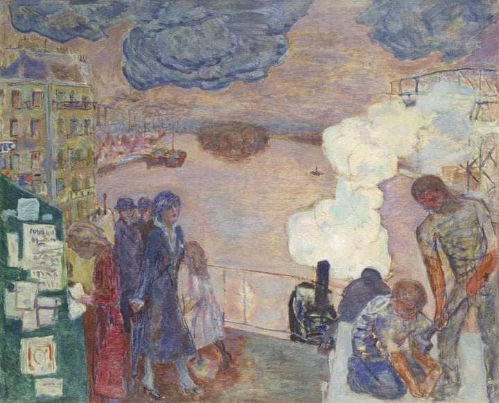 Workers by Pierre Bonnard — hand-painted abstract oil painting reproduction on canvas