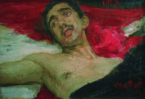 Wounded man - Ilya Repin