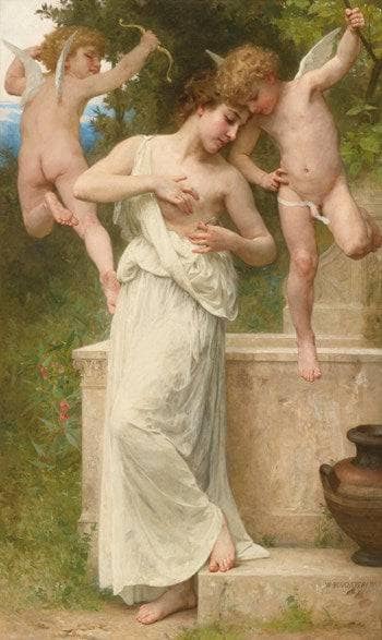 Wounds of Love by William-Adolphe Bouguereau — hand-painted cultural oil painting reproduction on canvas