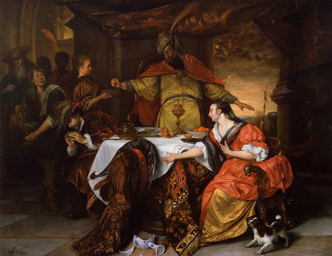 Wrath of Ahasuerus - Jan Steen