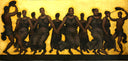 Danse by Xavier Mellery, group oil painting wall art, Symbolism
