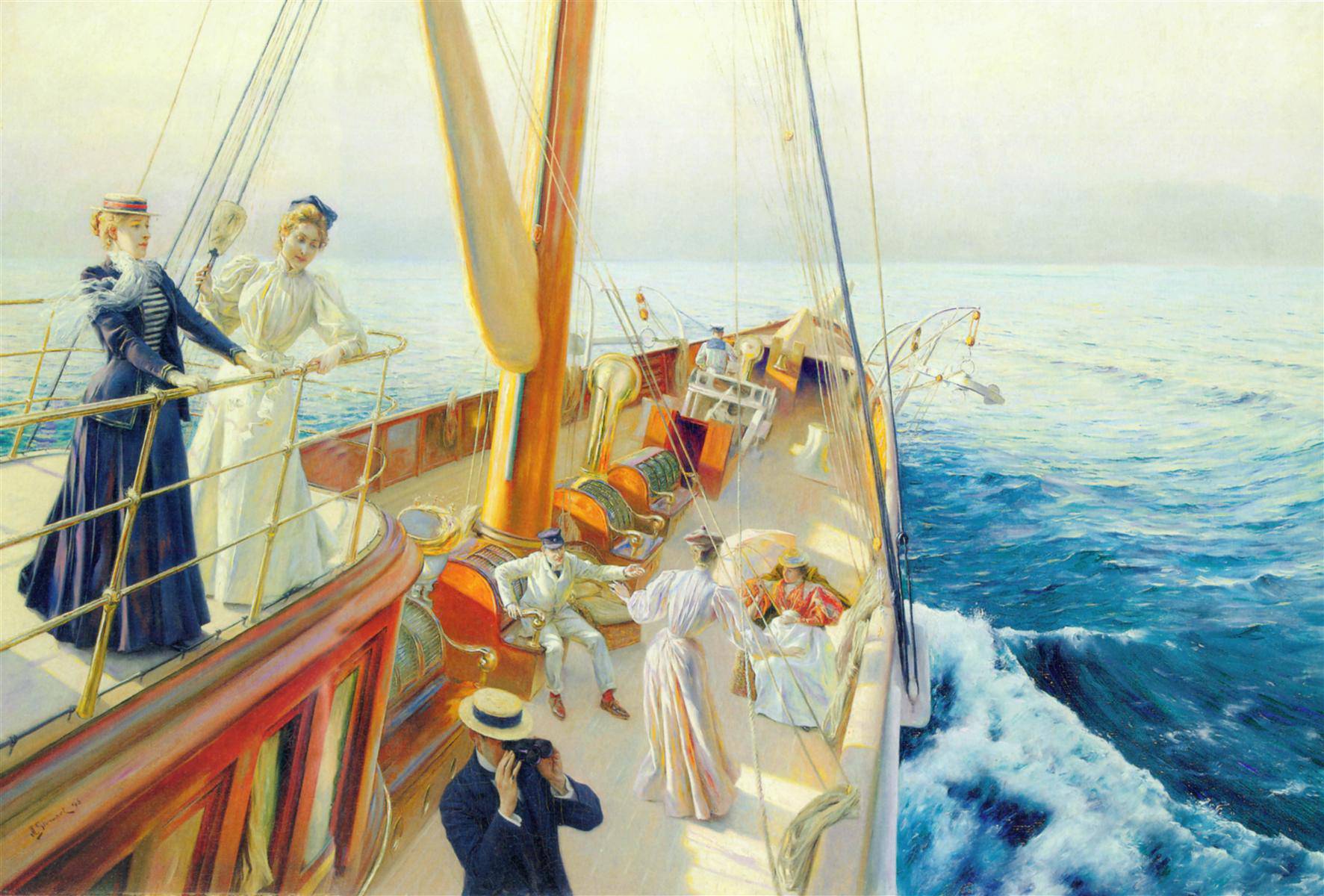 Yachting in the Mediterranean - Julius LeBlanc Stewart