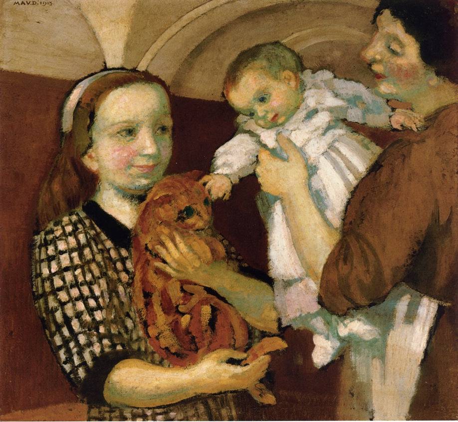 Yellow Cat by Maurice Denis, hand-painted portrait oil painting reproduction on canvas