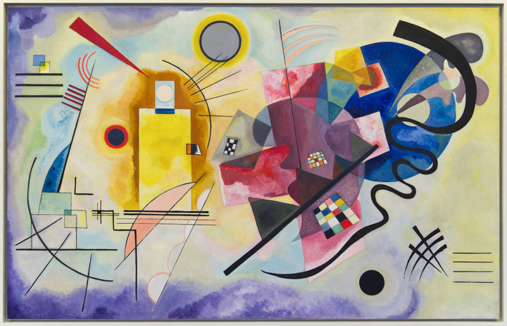 Yellow-Red-Blue by Wassily Kandinsky — hand-painted abstract oil painting reproduction on canvas