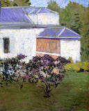Yerres, Part of the South Façade of the Casin by Gustave Caillebotte — hand-painted architectural oil painting reproduction on canvas
