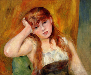 Young Blond Woman - Pierre-Auguste Renoir