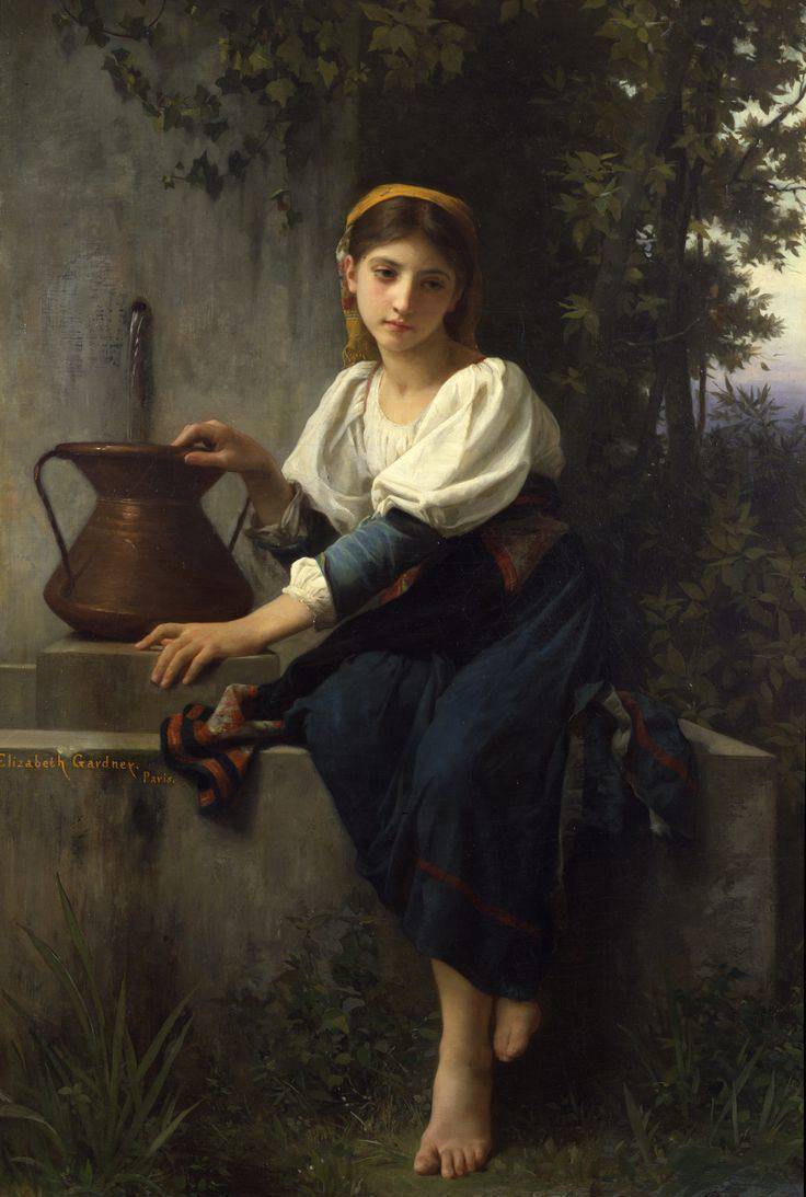 Young Girl at the Well - Elizabeth Jane Gardner