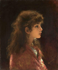 Young Girl in Profile