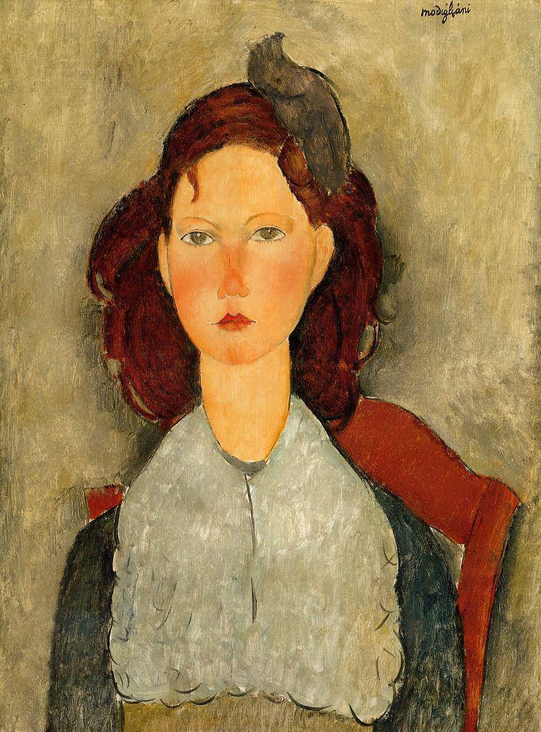 Young Girl Seated - Amedeo Modigliani