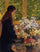 Young Girl with a Vase of Flowers in master bedroom