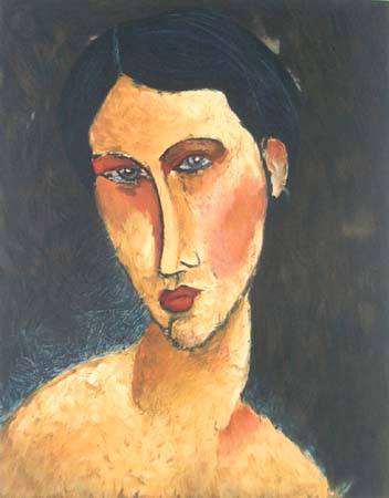 Young Girl with Blue Eyes - Amedeo Modigliani