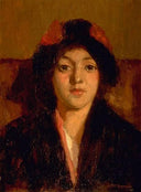 Young Lady by William Brymner — female oil painting wall art