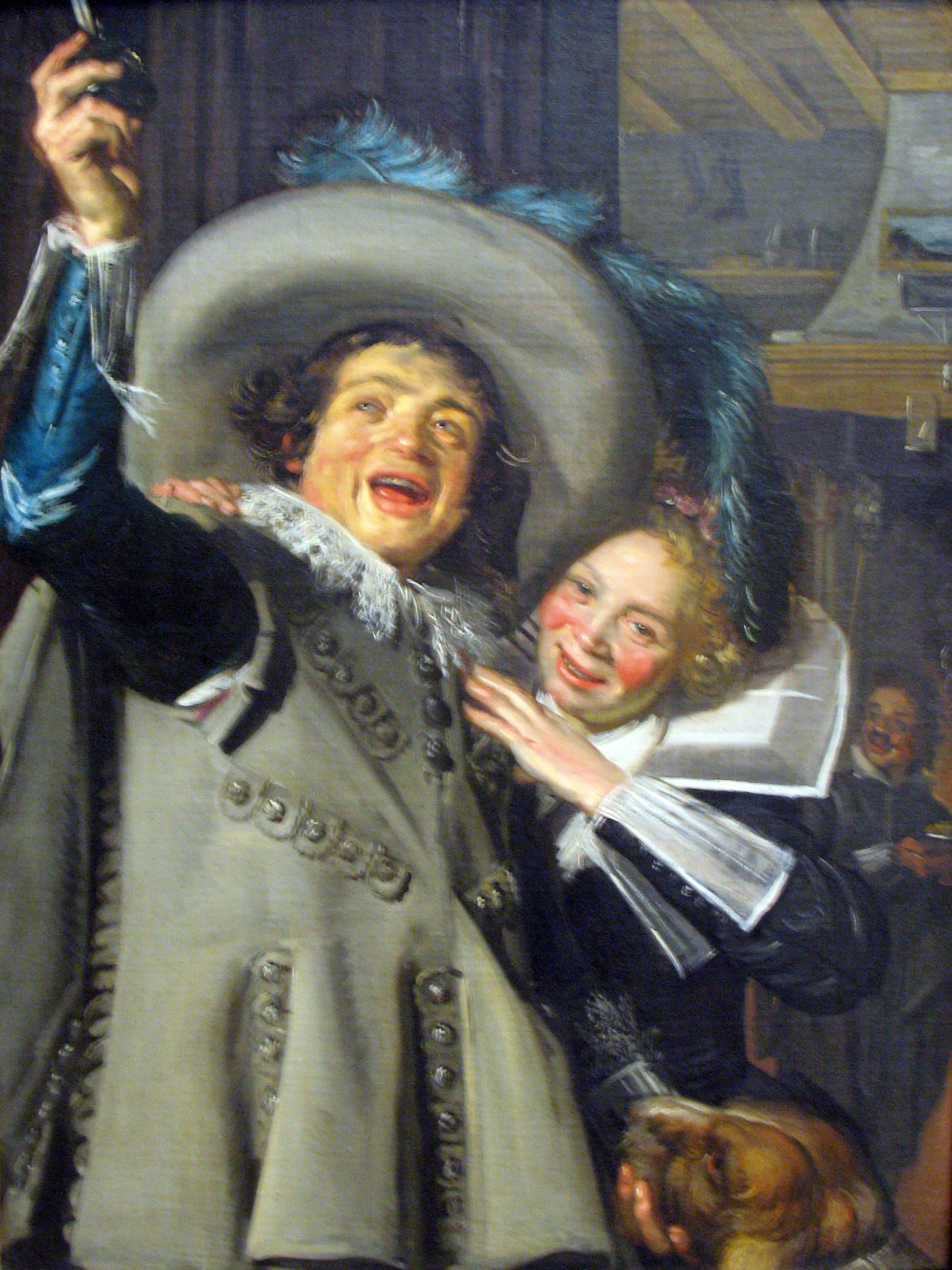 Young Man and Woman in an Inn (Yonker Ramp and His Sweetheart) - Frans Hals