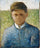 Young Peasant in Blue in living room