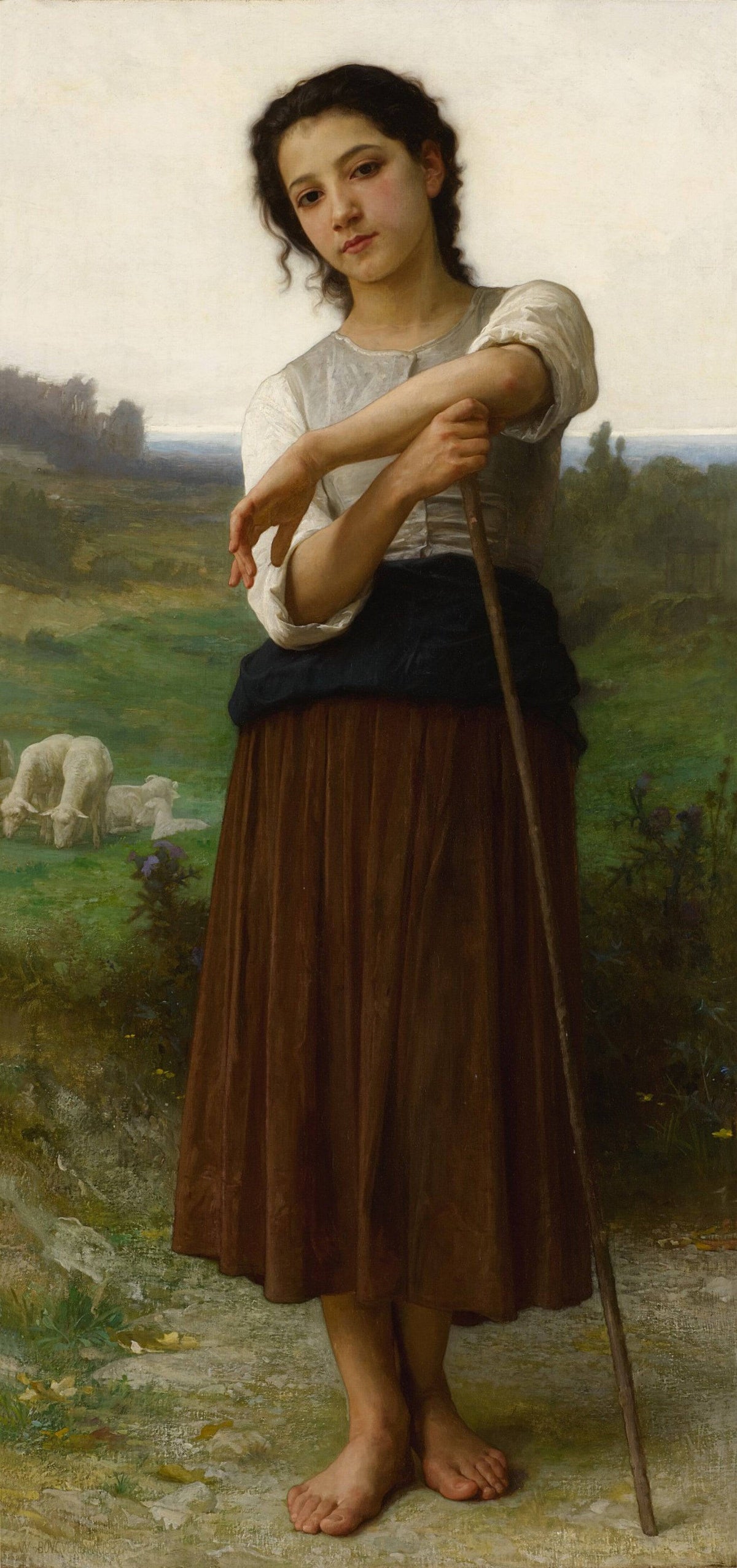 Young Shepherdess Standing
