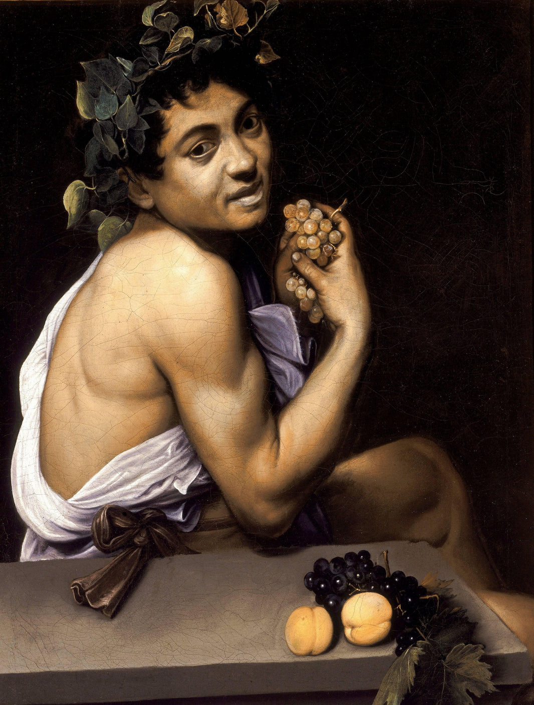Young Sick Bacchus by Caravaggio — hand-painted cultural oil painting reproduction on canvas