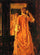 Young Woman Before a Mirror in apartment
