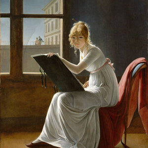 Young Woman Drawing