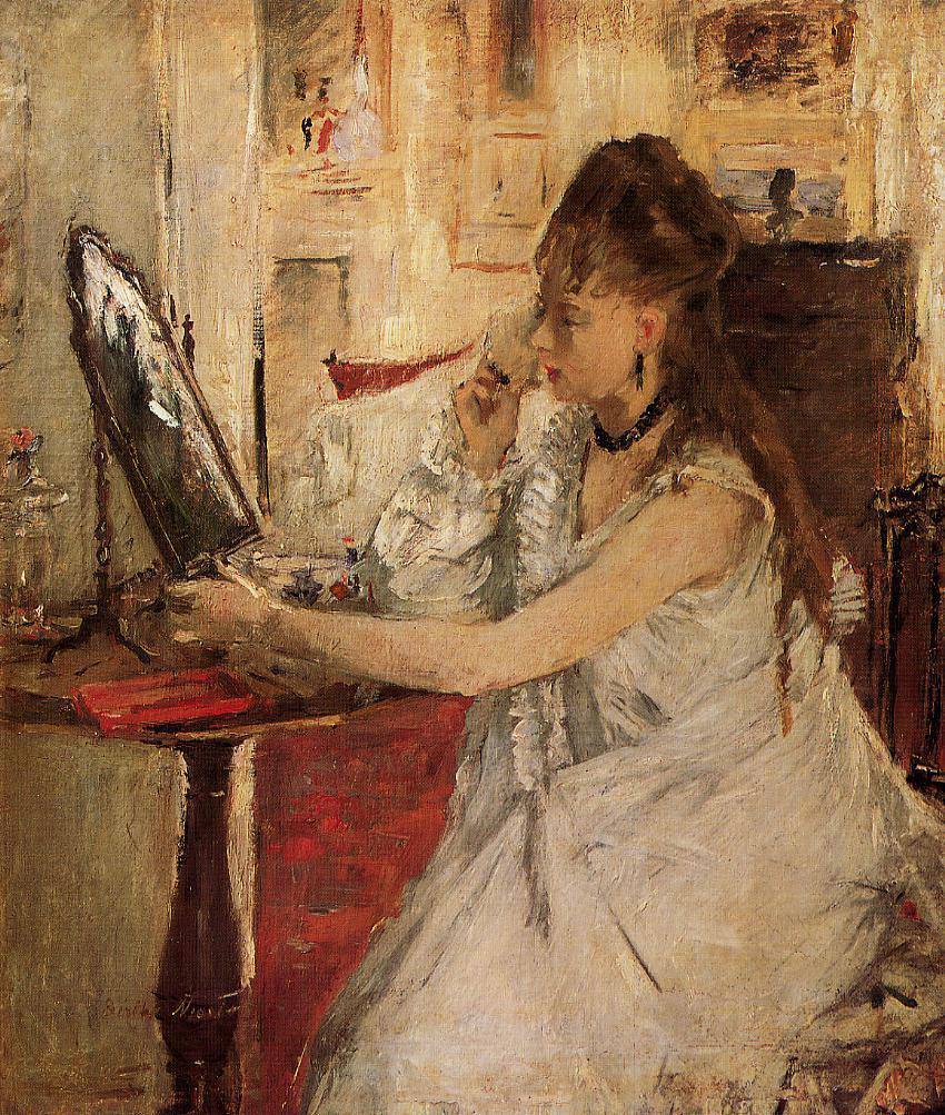 Young Woman Powdering her Face - Berthe Morisot