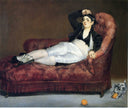 Young Woman Reclining in Spanish Costume by Edouard Manet — hand-painted animal oil painting reproduction on canvas