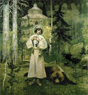 Youth of St. Sergius by Mikhail Nesterov — religion oil painting wall art, Symbolism