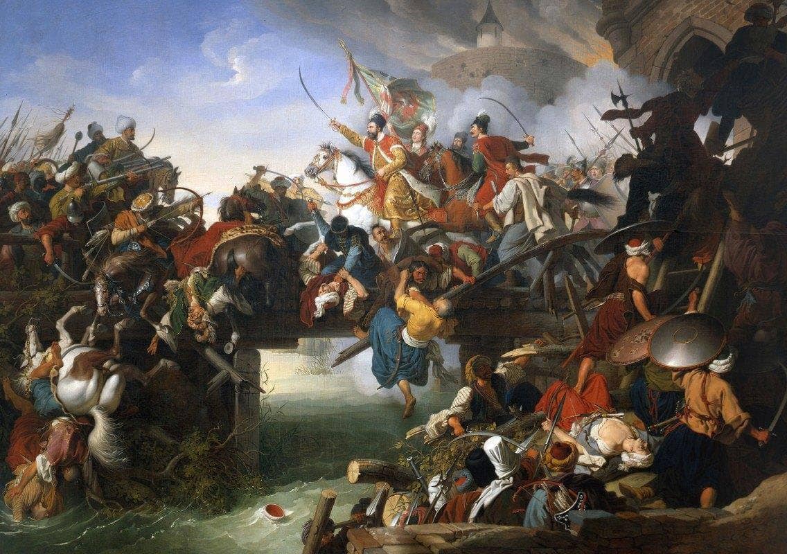 Zrínyiâs Charge From The Fortress Of Szigetvár