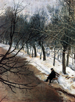 Zubovsky boulevard in winter - Vasily Surikov