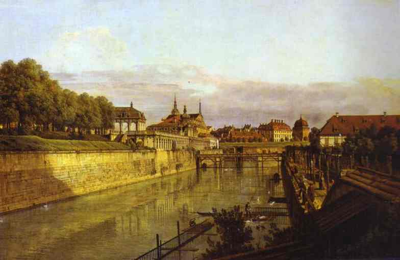 Zwinger Waterway - Bernardo Bellotto