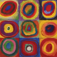 A Color Study: S.W.C.C <br><i>Wassily Kandinsky</i>