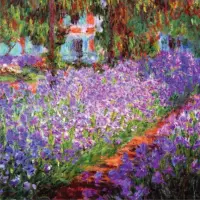 The Iris Garden at Giverny<br> <i>Claude Monet</i>